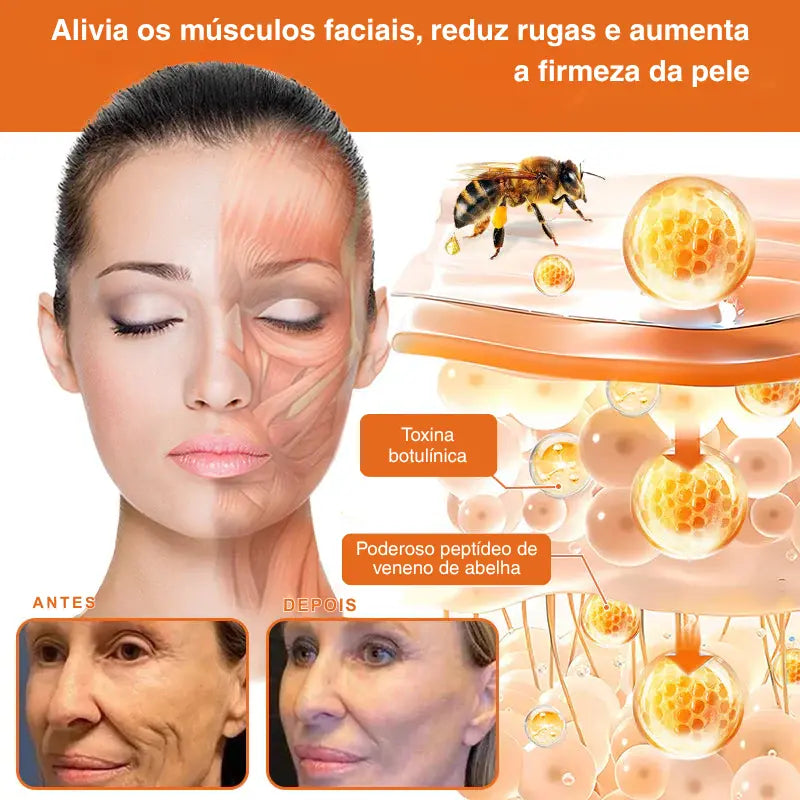 Creme antirrugas com veneno de abelha