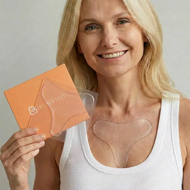 Adesivos antirrugas de silicone para a área do Colo "Chega de Rugas"