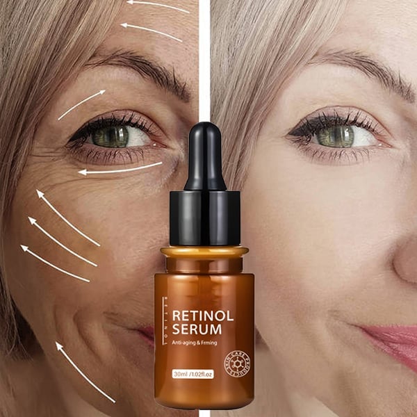 Sérum antienvelhecimento com retinol para renovação da pele