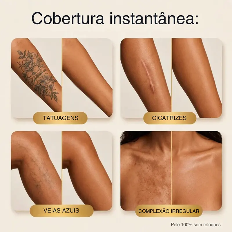 Corretivo corporal à prova d'água - cobertura para rosto e corpo