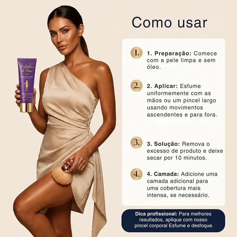 Corretivo corporal à prova d'água - cobertura para rosto e corpo