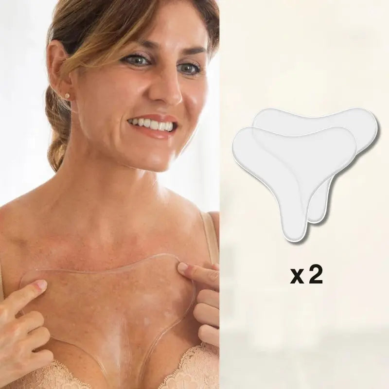 Adesivos antirrugas de silicone para a área do Colo "Chega de Rugas"