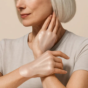 2x Adesivos antirrugas reutilizáveis para as mãos