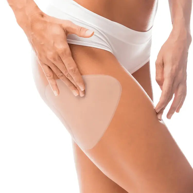 Adesivos corporais reutilizáveis para estrias e celulite