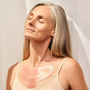 Plaquinha de silicone para a área Colo do Peito