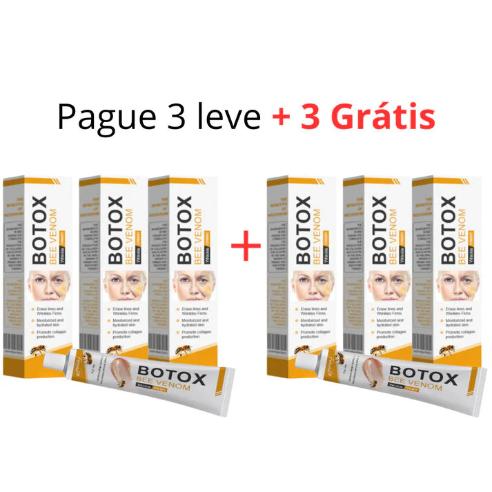 Creme antirrugas com veneno de abelha