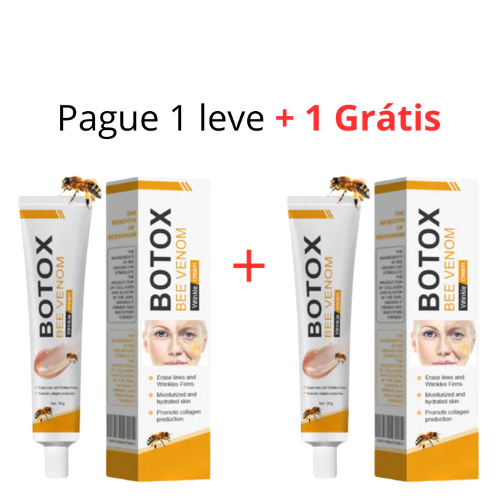Creme antirrugas com veneno de abelha