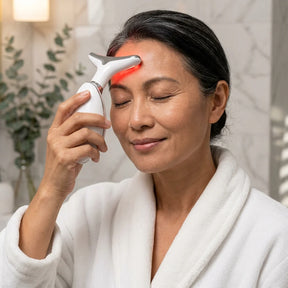 Massageador Facial EMS Redutor de Rugas 7 em 1
