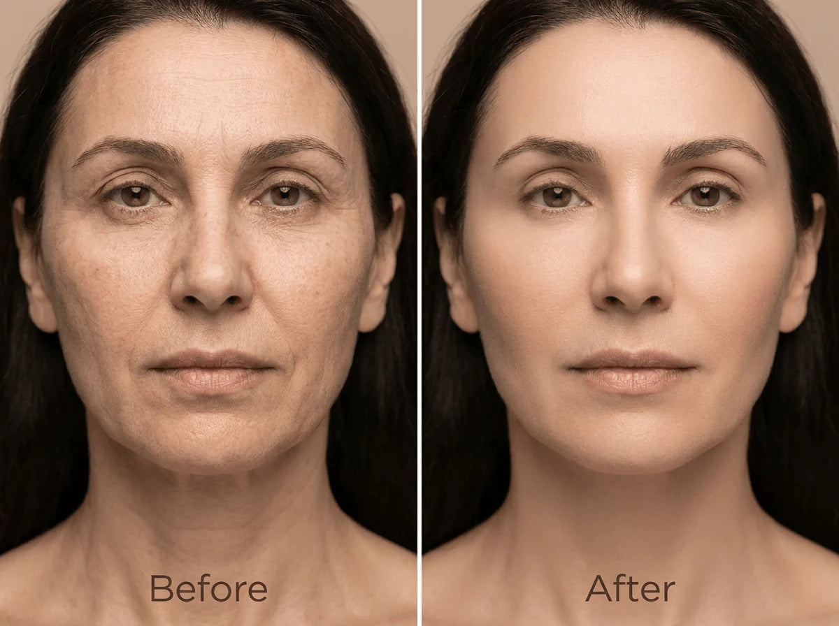 Massageador Facial EMS Redutor de Rugas 7 em 1