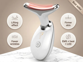 Massageador Facial EMS Redutor de Rugas 7 em 1